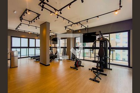 Studio para alugar com 25m², 1 quarto e sem vaga Studio para alugar com 25m², 1 quarto e sem vagaÁrea Comum - Academia