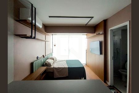 Studio para alugar com 25m², 1 quarto e sem vaga Studio para alugar com 25m², 1 quarto e sem vagaQuarto