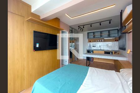 Studio para alugar com 25m², 1 quarto e sem vaga Studio para alugar com 25m², 1 quarto e sem vagaQuarto