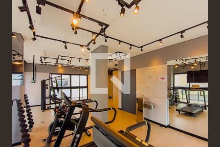 Studio para alugar com 25m², 1 quarto e sem vaga Studio para alugar com 25m², 1 quarto e sem vagaÁrea Comum - Academia