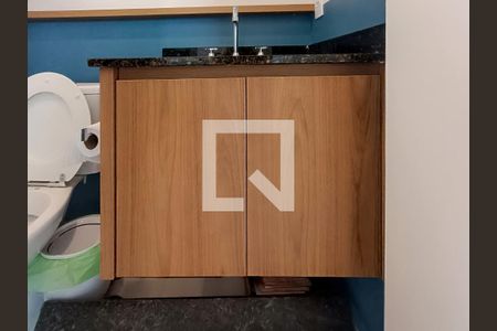 Studio para alugar com 25m², 1 quarto e sem vaga Studio para alugar com 25m², 1 quarto e sem vagaBanheiro