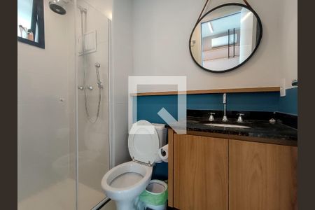 Studio para alugar com 25m², 1 quarto e sem vaga Studio para alugar com 25m², 1 quarto e sem vagaBanheiro