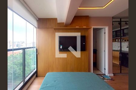 Studio para alugar com 25m², 1 quarto e sem vaga Studio para alugar com 25m², 1 quarto e sem vagaQuarto