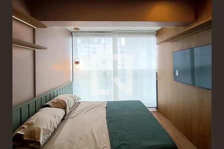 Studio para alugar com 25m², 1 quarto e sem vaga Studio para alugar com 25m², 1 quarto e sem vagaQuarto