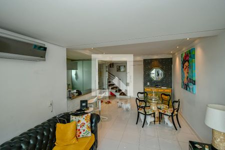 Sala de Estar/Jantar  de apartamento para alugar com 2 quartos, 99m² em Cambuí, Campinas