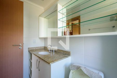 Banheiro da Suíte de apartamento à venda com 3 quartos, 74m² em Tristeza, Porto Alegre