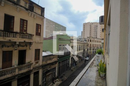Vista da Sala/Quarto de kitnet/studio para alugar com 1 quarto, 30m² em Centro, Rio de Janeiro