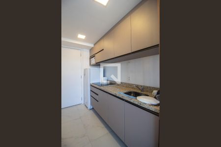 Sala/Cozinha de apartamento à venda com 1 quarto, 25m² em Partenon, Porto Alegre