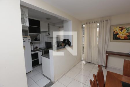 Sala / cozinha de apartamento à venda com 3 quartos, 64m² em Diamante, Belo Horizonte