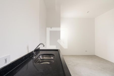 Studio - Cozinha e Área de Serviço  de casa de condomínio à venda com 1 quarto, 32m² em Vila Nova Manchester, São Paulo