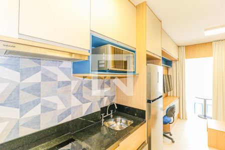 Studio para alugar com 21m², 1 quarto e sem vaga Studio para alugar com 21m², 1 quarto e sem vagaCozinha