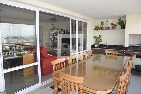 Varanda gourmet de apartamento à venda com 3 quartos, 160m² em Jardim Marajoara, São Paulo