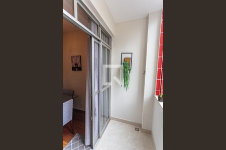 Varanda da Sala de apartamento à venda com 2 quartos, 75m² em Grajaú, Belo Horizonte