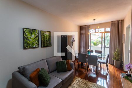 Sala de apartamento à venda com 2 quartos, 75m² em Grajaú, Belo Horizonte