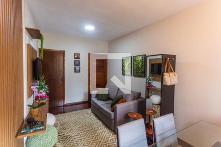 Sala de apartamento à venda com 2 quartos, 75m² em Grajaú, Belo Horizonte