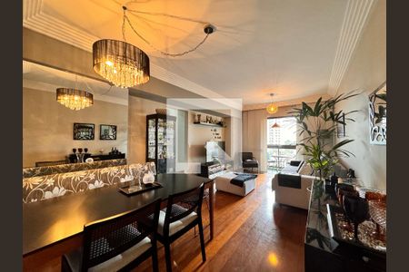 Sala de apartamento à venda com 3 quartos, 95m² em Vila Valparaíso, Santo André