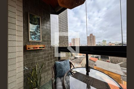 Sacada de apartamento à venda com 3 quartos, 95m² em Vila Valparaíso, Santo André
