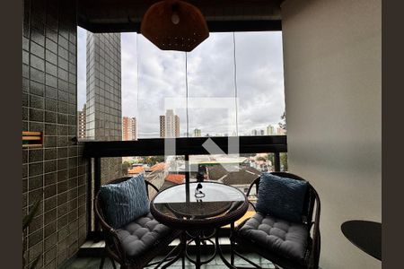 Sacada de apartamento à venda com 3 quartos, 95m² em Vila Valparaíso, Santo André