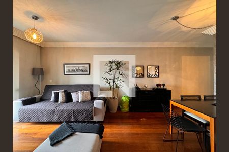 Sala de apartamento à venda com 3 quartos, 95m² em Vila Valparaíso, Santo André