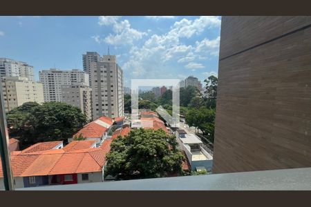 Vista da sacada de kitnet/studio para alugar com 1 quarto, 30m² em Pinheiros, São Paulo