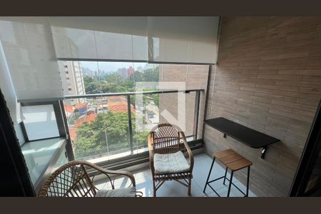 Sacada  de kitnet/studio para alugar com 1 quarto, 30m² em Pinheiros, São Paulo