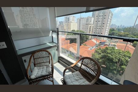 Sacada de kitnet/studio para alugar com 1 quarto, 30m² em Pinheiros, São Paulo