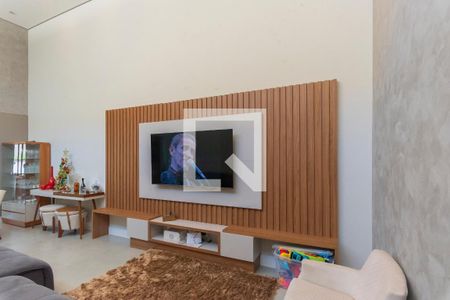 Sala de casa de condomínio à venda com 3 quartos, 200m² em Swiss Park, Campinas