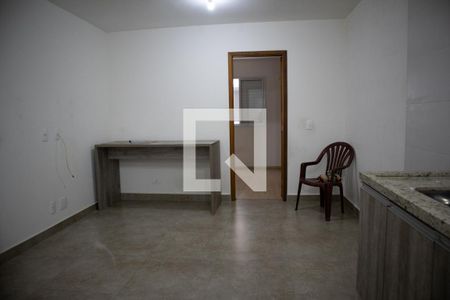 Sala e Cozinha de apartamento à venda com 1 quarto, 36m² em Vila Leonor, São Paulo