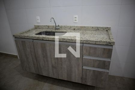Sala e Cozinha de apartamento à venda com 1 quarto, 36m² em Vila Leonor, São Paulo