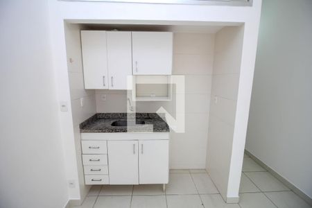 Cozinha de kitnet/studio para alugar com 1 quarto, 24m² em Flamengo, Rio de Janeiro