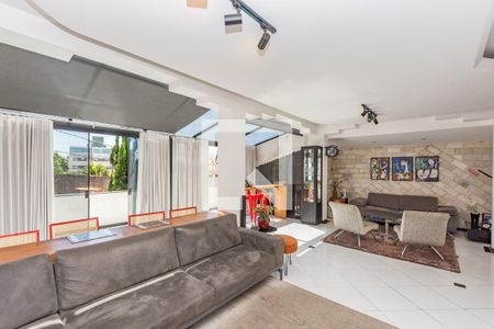 Sala de apartamento à venda com 3 quartos, 280m² em Alto Caiçaras, Belo Horizonte