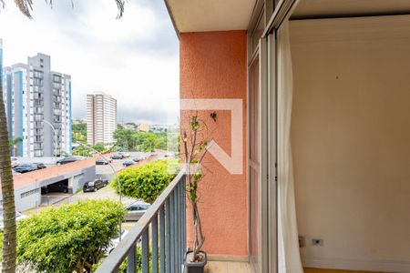 Varanda da sala  de apartamento à venda com 2 quartos, 56m² em Taboão, Diadema