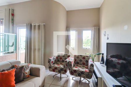 Sala de casa de condomínio à venda com 3 quartos, 180m² em Chácara Morada Mediterrânea, Jundiaí