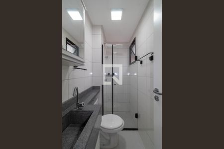 Banheiro de kitnet/studio para alugar com 1 quarto, 31m² em Tatuapé, São Paulo