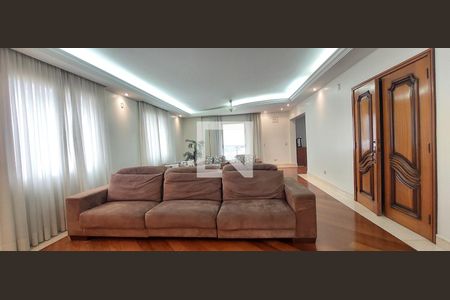 Sala estar de apartamento para alugar com 4 quartos, 335m² em Jardim, Santo André