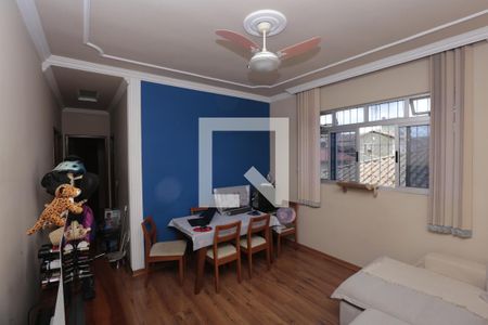 Sala de apartamento à venda com 3 quartos, 66m² em Jardim Riacho das Pedras, Contagem