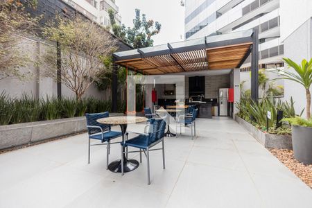 Apartamento para alugar com 31m², 1 quarto e 1 vagaChurrasqueira