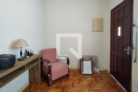 Sala de apartamento para alugar com 1 quarto, 40m² em Boqueirão, Praia Grande