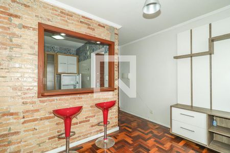 Sala de apartamento à venda com 1 quarto, 52m² em Menino Deus, Porto Alegre