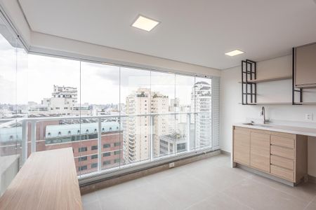 Varanda de apartamento à venda com 1 quarto, 64m² em Paraíso, São Paulo
