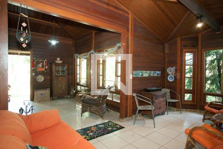 sala de casa de condomínio à venda com 3 quartos, 126m² em Passárgada, Nova Lima