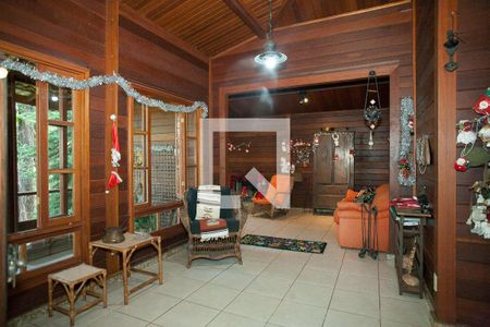 sala de casa de condomínio à venda com 3 quartos, 126m² em Passárgada, Nova Lima