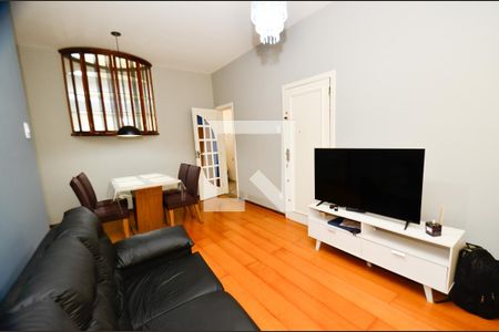 Sala de apartamento à venda com 2 quartos, 75m² em Boa Viagem, Belo Horizonte