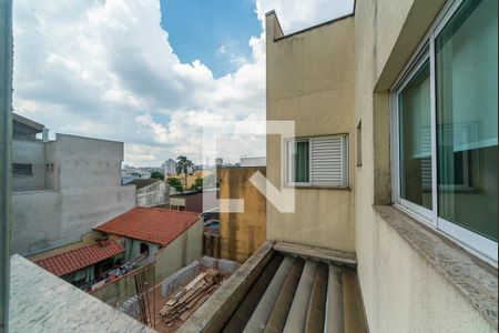 Vista da Sala de apartamento à venda com 2 quartos, 69m² em Vila Pires, Santo André