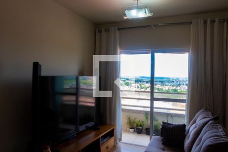SALA de apartamento à venda com 3 quartos, 76m² em Mansões Santo Antônio, Campinas