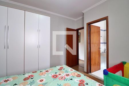 Suíte 1 - Quarto de casa à venda com 3 quartos, 166m² em Vila Camilopolis, Santo André