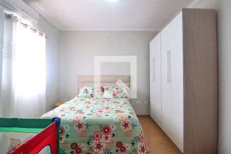 Suíte 1 - Quarto de casa à venda com 3 quartos, 166m² em Vila Camilopolis, Santo André