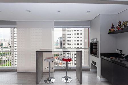 Varanda gourmet de apartamento à venda com 2 quartos, 83m² em Barra Funda, São Paulo