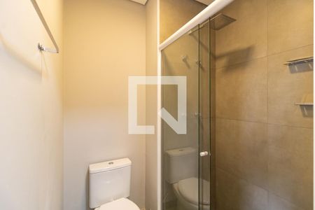 Banheiro de apartamento para alugar com 1 quarto, 17m² em Liberdade, São Paulo