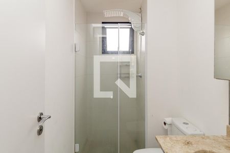 Banheiro de kitnet/studio à venda com 1 quarto, 25m² em Santa Ifigênia, São Paulo